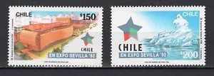 CHILE 1992 SEVILLE WORLD'S FAIR M1092 - Picture 1 of 1