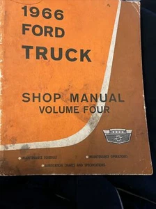 1966 Ford Truck Shop Manual Volume Four - Picture 1 of 2