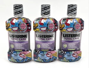 3 Pack Listerine Total Care Anticavity Fluoride Mouthwash Fresh Mint 33.8oz each - Picture 1 of 5