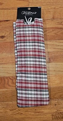 The Christmas Shoppe  Plaid Tree Skirt Reversible 48in Dia NEW With Tags - Image 1 of 4