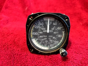 UNITED INSTRUMENTS TRUE AIRSPEED INDICATOR P/N 8125 CODE B.229 - Picture 1 of 7