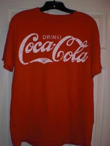 MENS VINTAGE COKE COLA 100% COTTON DRINK COKE COLA T-SHIRT - Picture 1 of 1