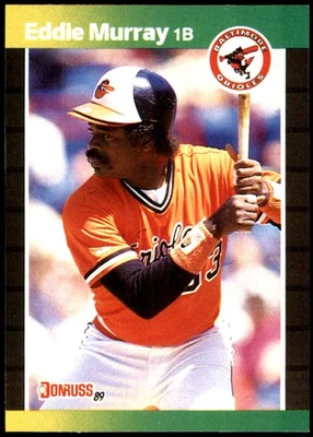 Eddie Murray 1989 Donruss #96 Orioles MLB LEER ENVÍO GRATUITO AutographDen Foto 1 de 2
