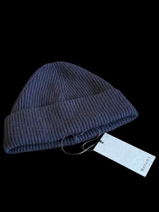 BNWT Malloch’s Navy Tay Lambswool Beanie Hat RRP £65 Made In Scotland - Picture 1 of 3