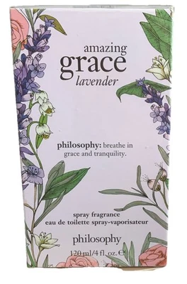Philosophy Amazing Grace lavanda eau de toilette spray fragancia sellada Foto 1 de 3