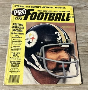 Street & Smith’s Pro Football Yearbook 1975 Franco Harris Cover - Bild 1 von 5