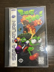 Bug Too! (Sega Saturn, 1996) Complete W/ Manual & Registration
