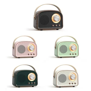 Altavoces Bluetooth Retro De Colección Soporta Emparejamiento TWS/Disco U/Tarjeta TF/AUX Regalo - Imagen 1 de 10