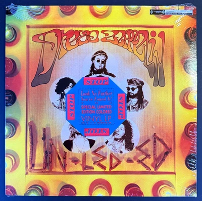 DREAD ZEPPELIN Un-Led-Ed SEALED GOLD VINYL LP 1990 w/Hype Sticker! IRS Records - Image 1 of 4