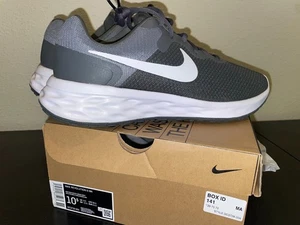 Nike Revolution 6 Next Nature Road Running Gris Negro Blanco Para Hombre Talla 10.5 - Imagen 1 de 6