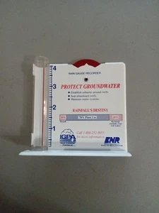 Vintage Rain Gauge Recorder Metal USA Illinois Groundwater Protection Act Rare - Picture 1 of 18