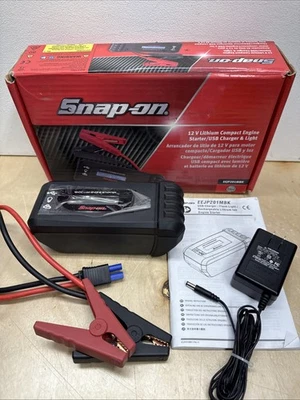 Cargador de arranque de motor de litio Snap On Tools 12V EEJP201MBK *para celdas de reparación Foto 1 de 4