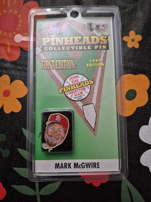  1999 Pinheads Collectors Mark McGwire Pin 1st Edition St. Louis Cardinals MLB - Image 1 of 3