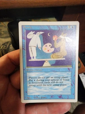 Revised 3rd Edition   MTG  1  Stasis   Magic - Image 1 of 2
