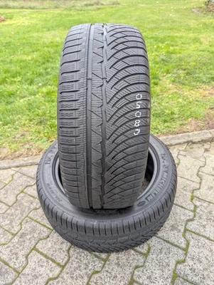 2x Michelin Pilot Alpin PA4 *MO 245/45 R18 100V XL M+S Invierno DOT2021 5,5mm EXCELENTE - Imagen 1 de 4