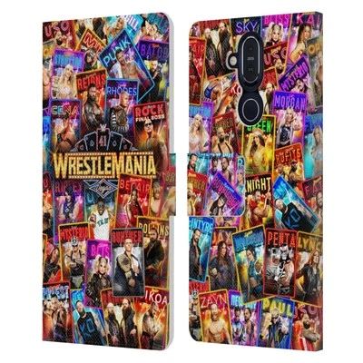 OFFICIAL WWE WRESTLEMANIA 41 LEATHER BOOK WALLET CASE COVER FOR NOKIA PHONES - Image 1 of 4
