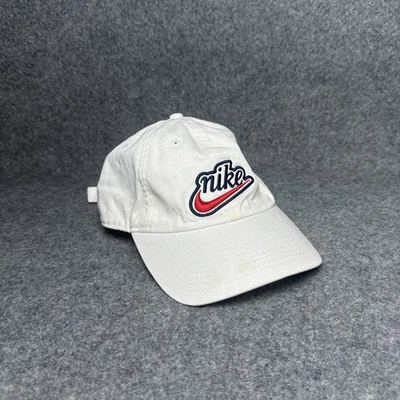 Gorra Nike S1ZE Heritage86 blanca azul roja talla única para la mayoría ajustable gorra Swoop Foto 1 de 4