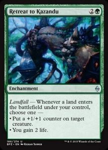 Retreat to Kazandu ~ Battle for Zendikar [ Excellent ] [ Magic MTG ] - Bild 1 von 1