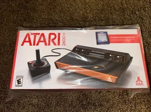 Atari 2600+ Plus New VCS w/Joystick and 1 cartridge w/10 games - Picture 1 of 5
