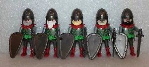 Custom Knight 5 X Dragon Knight Medieval Playmobil Crusader - Picture 1 of 9