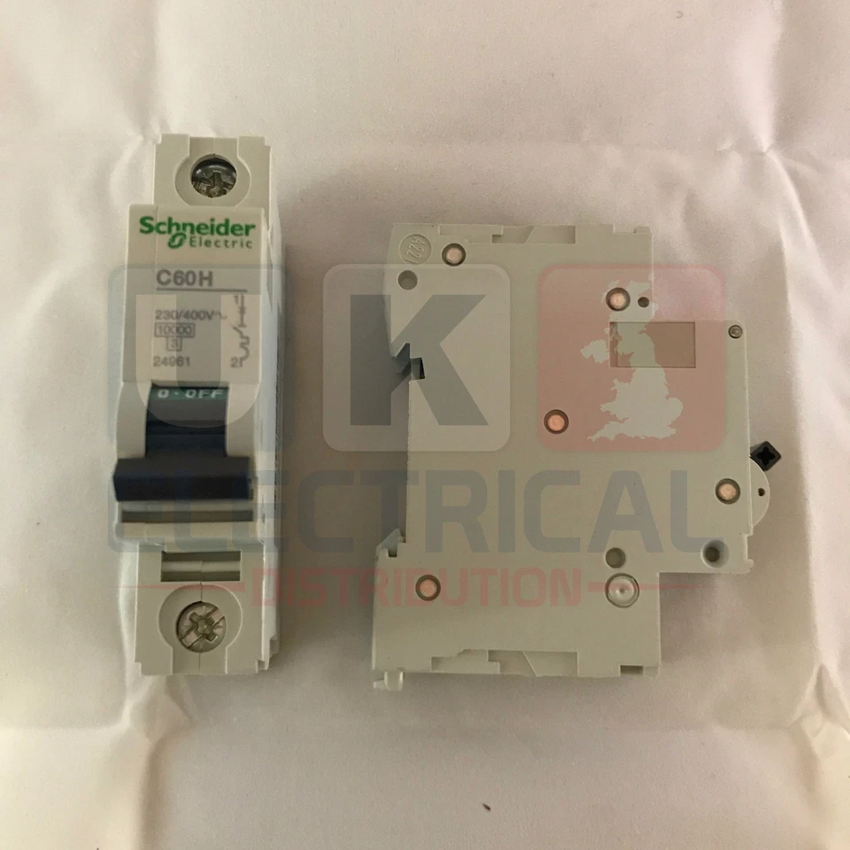 Schneider Merlin Gerin C60H 40 Amp 40a Type B MCB B40 10kA Multi 9 Single Pole