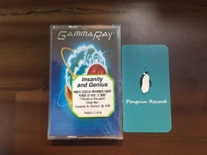 GAMMA RAY - INSANITY AND GENIUS CASSETTE TAPE KOREA EDITION BRAND NEW SEALED - Imagen 1 de 6