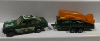 Matchbox Twin Pack/ Two Pack  TP 7 Ford Escord RS grün + Gilder Transporter - Bild 1 von 4