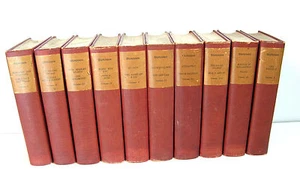 The Works Of Robert Louis Stevenson, Ten Volume Set, The Jefferson Press, 1910s? - Imagen 1 de 6