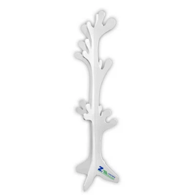 LUPIA APPENDIABITI DA TERRA A FORMA DI ALBERO IN LEGNO BIANCO CM 40X170 H SHABBY WHITE