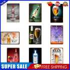 Rust Free UV Protected Metal Wine Sign Vintage Bar Wall Home Poster Decoration