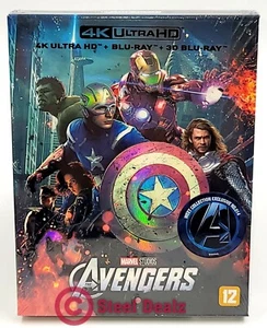 THE AVENGERS [4K UHD + 3D + 2D] Blu-ray STEELBOOK [WeET COLLECTION] FSA1 - Foto 1 di 7