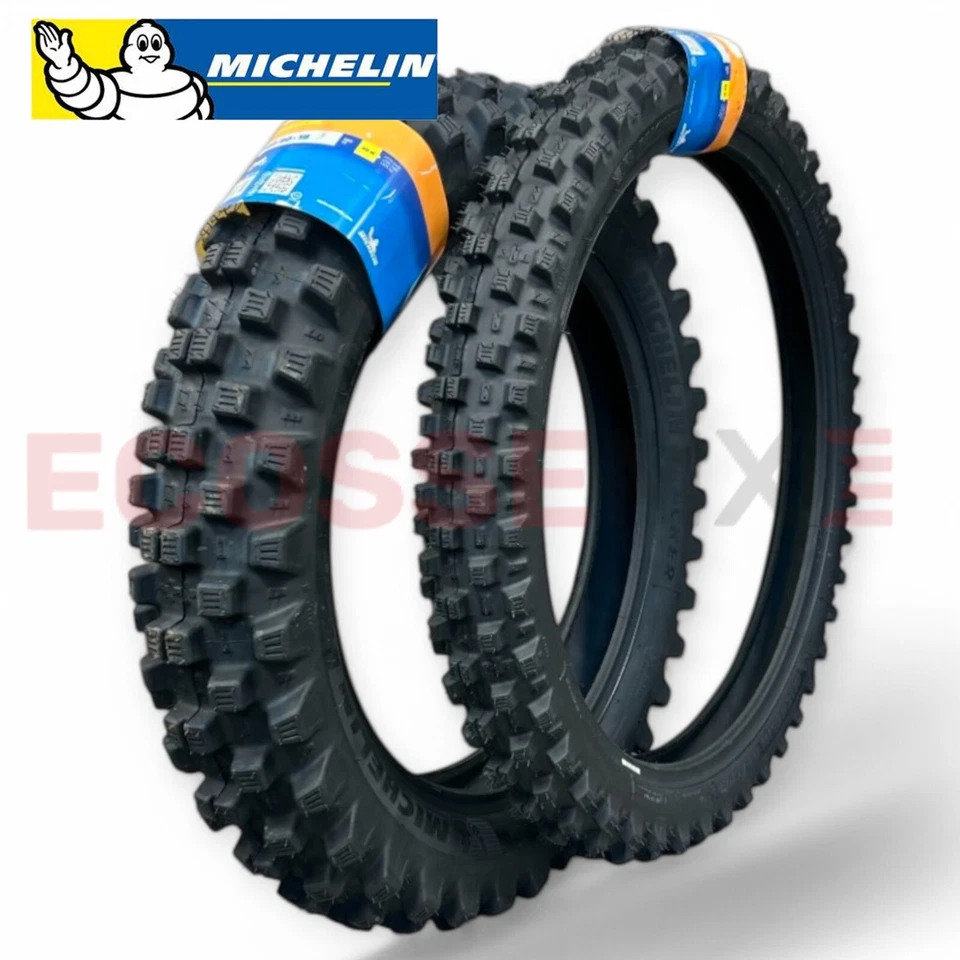 JUEGO NEUMÁTICOS KTM EXCF350 MICHELIN TRACKER CARRETERA LEGAL 140/80-18 90/90-21 1992-2025 Foto 1 de 2