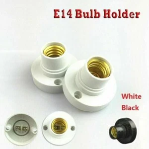 2x E14 LED Lampe Lampenfassung Sockel Deckenleuchte Glühbirne Befestigungssockel - Bild 1 von 12