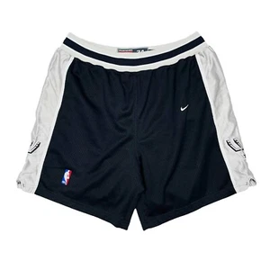 VTG RARE 90's Authentic Nike San Antonio Spurs NBA Basketball Shorts SZ 34 - Picture 1 of 5