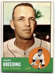 1963 Topps Marv Breeding Baseball Cards #149 - Picture 1 of 2
