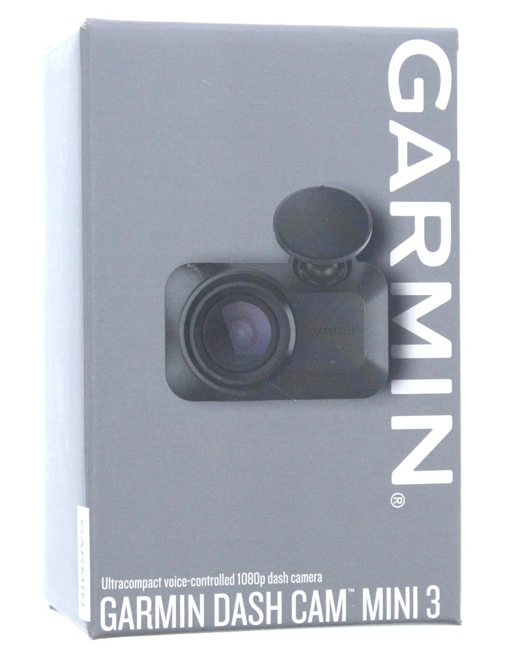 Garmin Mini3 Ultracompact Voice-Controlled 1080p Dash Cam - Image 1 of 4