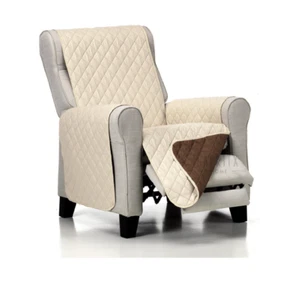 ANDRA - Protector de Sillón 170cm REVERSIBLE CHOCOLATE-BEIGE, CUBRE SOFÁ - Imagen 1 de 3