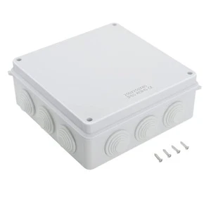 ABS Plastic Dustproof Waterproof IP65 Junction Box Universal Electrical Proje... - Picture 1 of 8