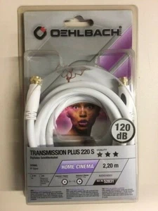 Oehlbach! Transmission Plus 220 S 2,20m Sat-Kabel, Antennenkabel## - Bild 1 von 1