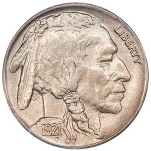 1921 Buffalo Nickel - PCGS MS 65 - Gem Brilliant Uncirculated - Picture 1 of 4