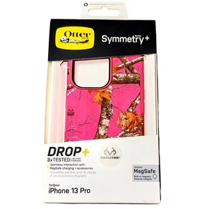 OTTERBOX Symmetry Series Apple iPHONE 13 PRO MagSafe Case Realtree Pink Camo - Picture 1 of 13
