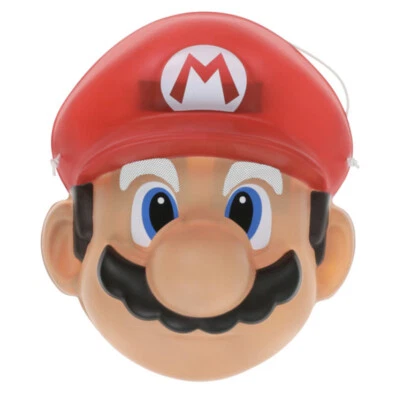 Mario Mask Super Mario Brothers Nintendo Video Game Cosplay Halloween Costume - Image 1 of 4