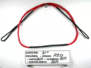 *RED* Crossbow String Excalibur Matrix Series 31 inch Handmade - Picture 1 of 1