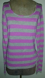 ARIZONA JEANS LONG SLEEVE STRIPED SHIRT SZ S - Picture 1 of 3