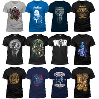 Official Avengers Infinity War Marvel Thanos Infinity Gauntlet Mens T-shirt