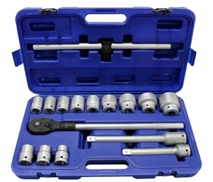 Coffret 3/4'' clé à cliquet douilles 6 pans 17 à 50 mm POIDS LOURD CAM - Picture 1 of 5