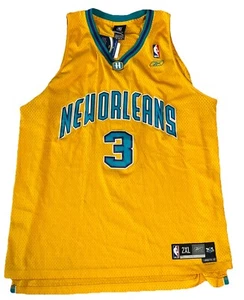 Adidas New Orleans Hornets Authentic Jersey Chris Paul 2XL +2 Yellow Vintage Nba - Picture 1 of 7