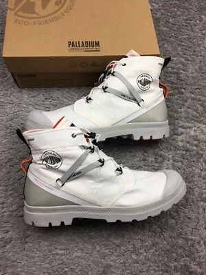 Bota Palladium Pampa Travel Lite Hombre Talla 13 Estrella Blanca WP Cordones Rápidos Foto 1 de 4