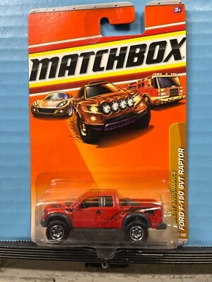 1/64 MATCHBOX DESERT ENDURANCE 2009 FORD F-150 SVT RAPTOR 85/100 ORANGE - Image 1 of 2