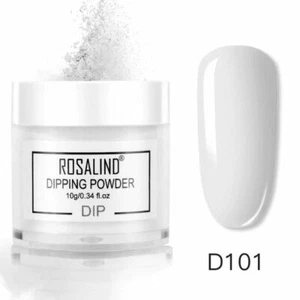 Polvo sumergible de uñas Rosalind - efecto francés o degradado - duradero - *BLANCO* - Imagen 1 de 1